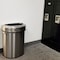 Hls Commercial 18 gal Half-Round Indoor Metal Can, Silver, Open Top, Stainless Steel, 12.4 in HLS18DOT - alternate 7